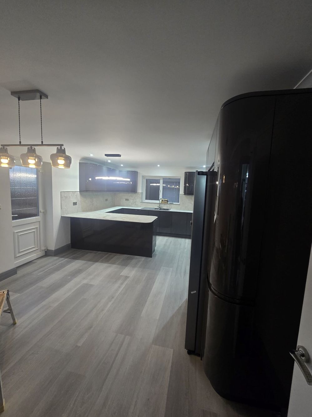 Open plan kitchen diner refurbishment in London
